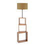Opviq Lámpara de Pie de Madera Marrón Claro AYD - 2902